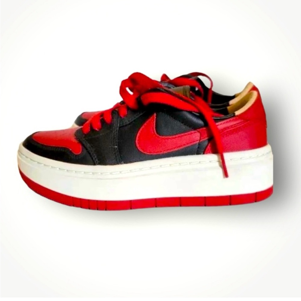 Nike Red and Black Athletic Shoes